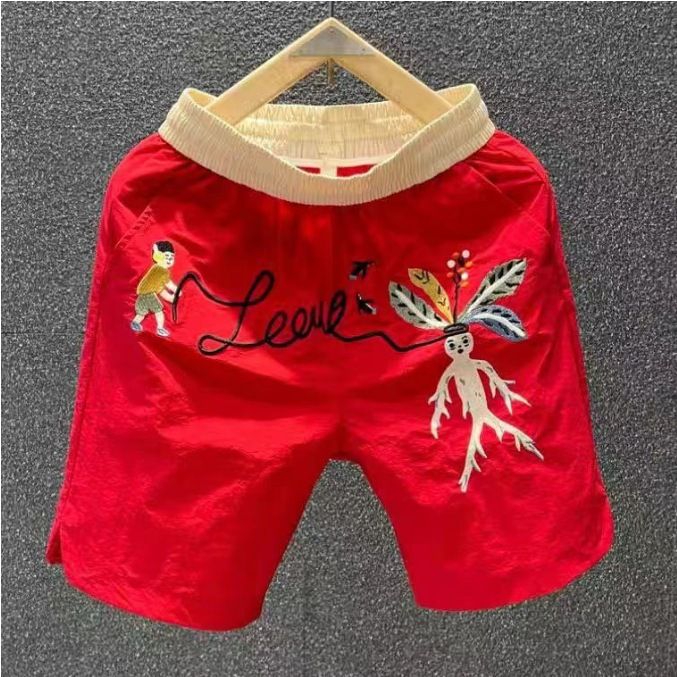 Men's Clothing Fashionable Men's Casual Shorts Fashionable Straight Leg Versatile Shorts Summer Thin Beach Pants_viptrois.com