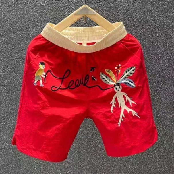 Men's Clothing Fashionable Men's Casual Shorts Fashionable Straight Leg Versatile Shorts Summer Thin Beach Pants_viptrois.com