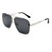 Square Sunglasses – Double Beam Cut Edge Metal Frame For Men & Women (Trendy Street Fashion)_viptrois.com