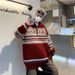 Pure Christmas Sweater Men 2025 Autumn Winter Vintage Trendy Brand Retro Couple Loose Design Knitted Top_viptrois.com