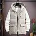 Loom Autumn Winter Down Cotton For Men Teenagers, Cold-Proof And Warm, Hooded Versatile Workwear Vest Jacket_viptrois.com