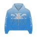 Men's Clothing Wholesale Personalized Printing Hot Diamond Zipper Sweatshirt Long Sleeve Pullover Hoodie Retro Jacket Street Trend_viptrois.com