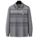 Dad's Long Sleeve T-Shirt Men's Spring And Autumn Casual Polo Shirt Cotton Turn-Down Collar Clothing Factory Wholesale_viptrois.com
