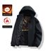 Hooded Couple Jacket Jacket Fleece Thickened Contrasting Color Splicing Mountaineering Suit Sports And Leisure_viptrois.com