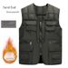 Men's Winter Padded Vest With 10 Pockets - Lightweight Warm Fleece Lined Sleeveless Jacket For Casual & Outdoor Wear (Multiple Colors & Sizes)_viptrois.com