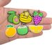 New Lovely Fruit Series Shoes Flower Shoe Buckle Soft Rubber Shoes Accessories I-buckle Ornaments_viptrois.com
