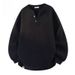 Henry Collar Sweater For Men, Solid Color Pullover, Warm Inner Layer, Knitted Base Sweater For Teenagers_viptrois.com