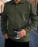 Pulse European American INS Cross-Border Spring And Autumn Long Sleeve Men's Textured Sports Polo Shirt_viptrois.com
