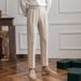 Neapolitan Men's High End Dress Trousers New Summer Style Paris Button Business Casual Premium Wrinkle Free_viptrois.com