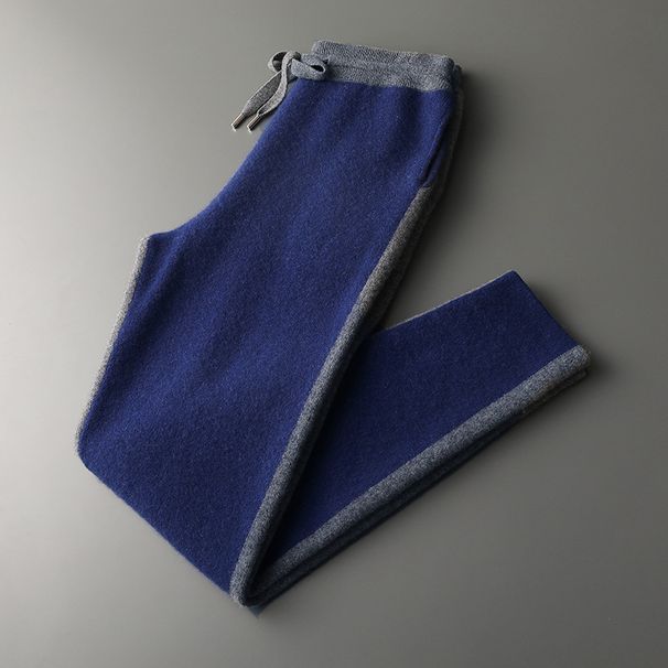 2025 New Thick Casual Sports Cashmere Set Men's Half High Collar Woolen Sweater Zipper Knitted Cardigan Loose Pants ff10_viptrois.com