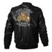 Pulse Cross-Border Foreign Trade Hot-Selling Spring And Autumn New V-Neck Motorcycle Washed PU Trendy Men's Leather Jacket_viptrois.com