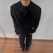 American Stand-up Collar Deconstruction Suit Men's Versatile Loose Design Sense Jacket Men's Niche Trend Temperament Suit Men_viptrois.com