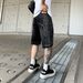 Men's Clothing American High Street Personality Black Summer New Trendy Casual Shorts Men's Heavy Diamond Denim Shorts Men_viptrois.com