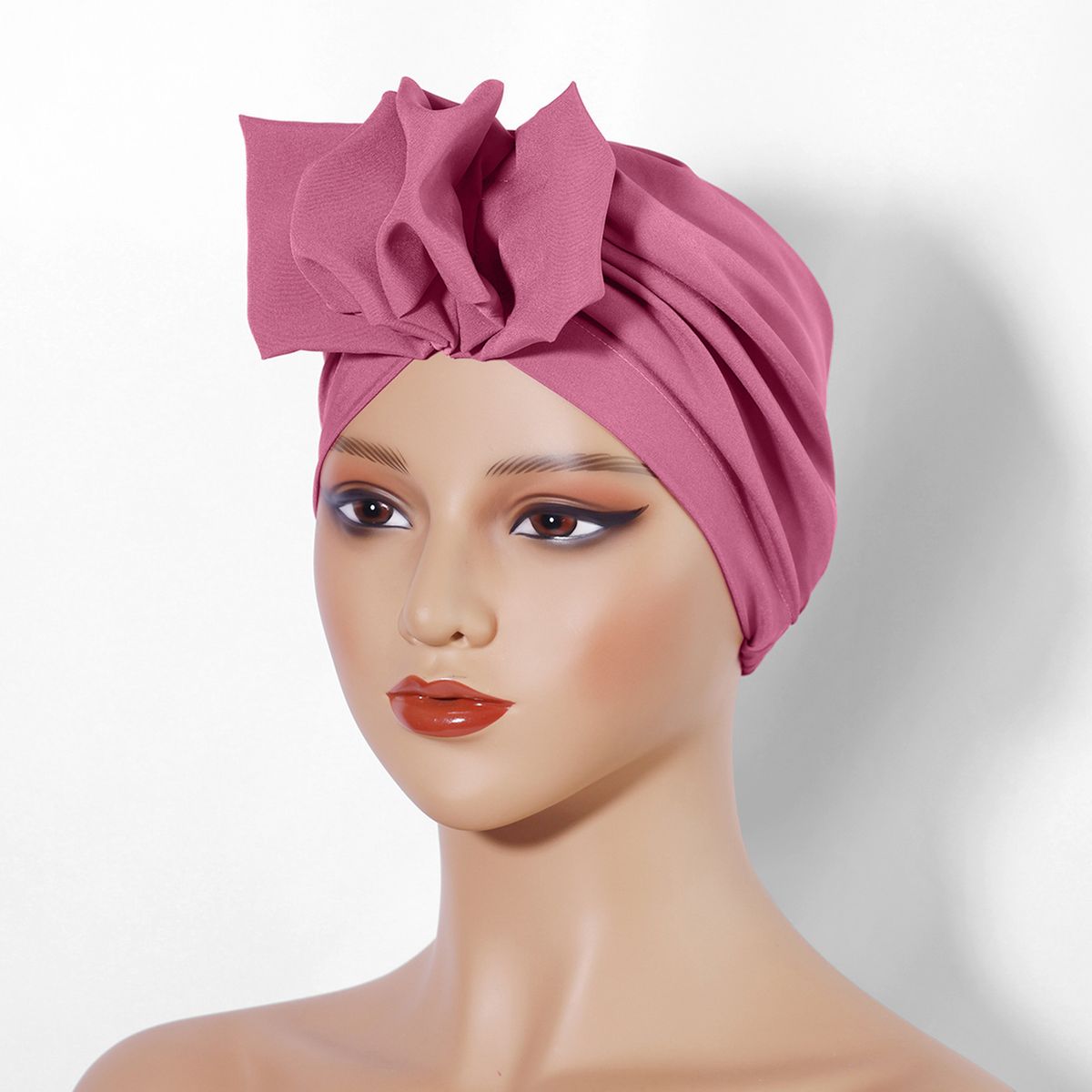 Women's Fashionable Baotou Hat French Retro Headscarf Flower Pullover Hat_viptrois.com