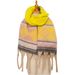 Unisex Looping yarn wool jacquard shawl shawl_viptrois.com