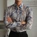 Men's Clothing Trendy Spring And Autumn New Style Light Mature Casual Printed Long Sleeved Youth Popular Men's New Shirt_viptrois.com