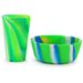 Eco-friendly portable outdoor salad bowl Camo Camping silicone pet Bowl Children's snack bowl Road trip fall proof_viptrois.com