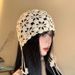 Summer Hand-crocheted Knitted Hat Children Hollow Flowers Breathable Pile Hat Fringed Sweet Cute Thin Hat_viptrois.com