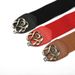 European and n fashion retro rose to button wide version of the waist elastic down dress lady belt_viptrois.com