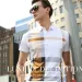 2025 Herrenmode Business Casual Stripe Polo Bequeme Baumwolle Top Britischen Stil_viptrois.com