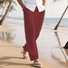 Men's Clothing Trousers Summer Beach Pants Drawstring Elastic Waist Straight Solid Color Comfortable Daily Fashion Street Pants_viptrois.com