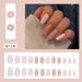 False Nails Wear Armor Removable Butterfly Nail Patch Oval Nail Patch Nail_viptrois.com