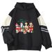 2025 New SKZ Stray Kids Q Version Cartoon Fashion Loose Plus Size Color-Block Hooded Sweatshirt Jacket_viptrois.com