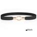 Corset Elastic Waist Seal Women's Dress Decorative Metal Buckle Fashion Trendy Women's Thin Belt_viptrois.com