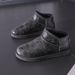 SHLIANG Fahsion Men's Snow Boots Casual Outdoor Cotton Shoes High Tops Walking Keep Warm Mans Boot Non-slip Male Footwear New Style X0084_viptrois.com