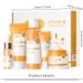 Vitamin C Set, 5in 1 Gift With Cleanser, Toner, Serum, Face Cream And Eye Cream, Light Beige Care Products Teen Girls,_viptrois.com