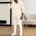 "Men's Lightweight Hooded Half-Zip Sweatshirt For Outdoor Sports Casual Wear - Breathable Polyester Fabric Long Sleeve Pullover With Adjustable Hood_viptrois.com