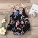 Instagram floral camisole triangle new baby jumpsuit crawling suit for children_viptrois.com