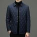 Thin Padded Jacket Business Casual Rhombus High-end Men's Padded Jacket Men's Padded Jacket Men_viptrois.com