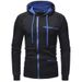 Men's Fleece-Lined Zip-Up Hoodie – Winter Streetwear Jacket With Cozy Thermal Fabric & Adjustable Drawstrings (S-XXXL, 6 Colors)_viptrois.com