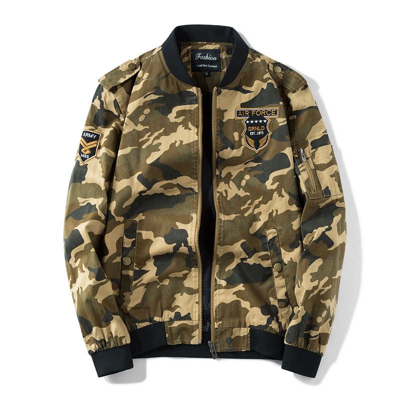Men's Clothing jacket Large Size jacket Bomber jacket Men's jacket Coat Men's Work jacket Camouflage _viptrois.com