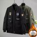 Men's Clothing Winter Cotton Plus Size Men's Jacket Trendy All Match Leisure Plus Fat Plus Fat Workwear Baseball Jacket_viptrois.com