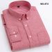 Men's Wrinkle-Free Oxford Shirt – High Cotton Comfort Stretch Slim Fit Casual Long Sleeve Shirt With Check & Stripe Patterns_viptrois.com