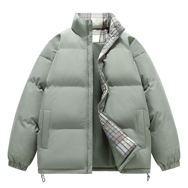 Unisex Winter Puffer Jacket – Thickened Stand Collar Coat With Side Pockets For Men & Women (S-4XL, 11 Colors)_viptrois.com