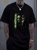 Men's The Matrix Poster T-Shirt Fashion Slightly Homme Breathable Soft Summer Designer Clothes Top For Everyday Wear Stretched Unisex Comfortable_viptrois.com