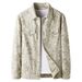 Men's Lightweight Business Casual Blazer - Korean Style Relaxed Fit Floral Print Jacket With Modern Elegance_viptrois.com