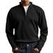 Half Zip Sweatshirt Ethnic Style 3d Printing Half Zip Sweatshirt Men's Sweatshirt_viptrois.com