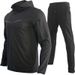 trendy casual sports men's clothing can be customized with spring and autumn hooded cardigan jacket pants set_viptrois.com
