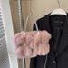 Women's Bags Plush Handbags For Women New Style Niche Crossbody Plush Bag Cloud Bag Diamond Chain Pleated Bag Trendy_viptrois.com
