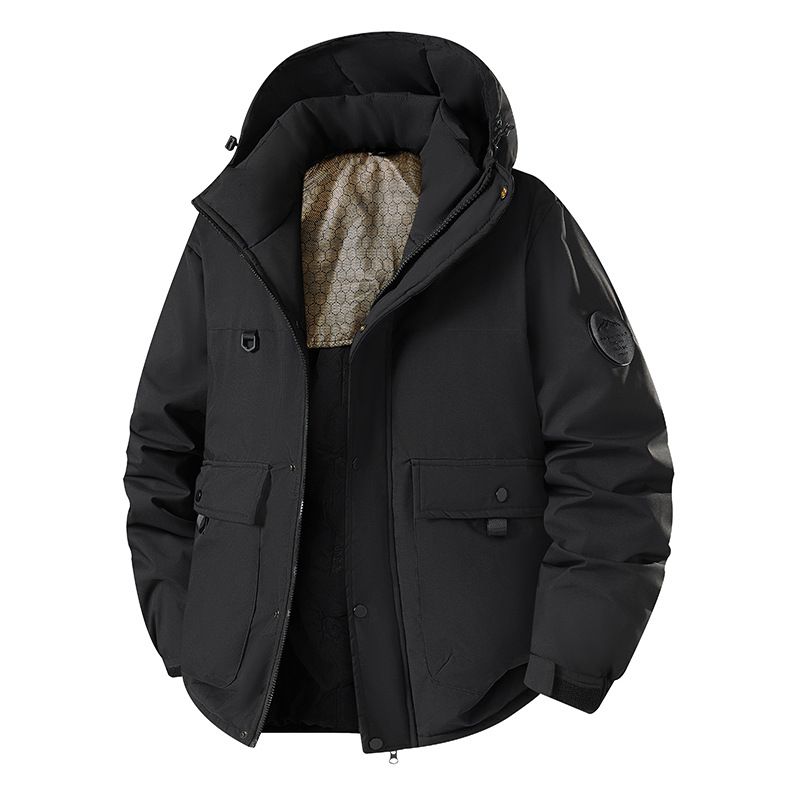 Self-Heating Graphene Jacket – Waterproof Windproof Thermal Hooded Coat With Smart Heating Tech (Unisex Winter Parka)_viptrois.com