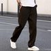 Men's Street Style Multi Color Casual Trousers Fashionable Solid Color Long Pants Versatile American Style in Stock_viptrois.com
