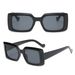 Candy Color Square Sunglasses For Men & Women - 3-Pack UV Protection (Euro-American Style)_viptrois.com