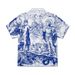 Men's Clothing Retro Baroque Cuban Collar Shirt Short Sleeve Men's Spring And Summer Vintage Shirt Light Luxury All Match_viptrois.com