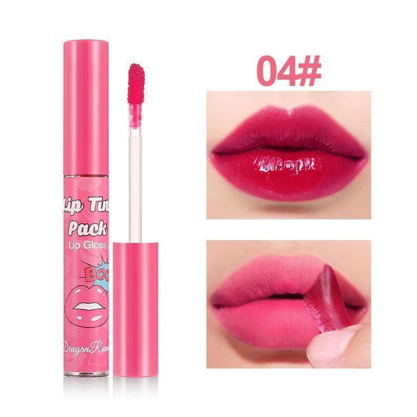 Long-Lasting Peel-Off Hydrating Lip Mask & Tinted Lip Gloss Set - Transfer-Proof Liquid Lipstick For Vivid Color_viptrois.com