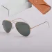 Classic Aviation 3025 Style Sunglasses Women Mens Glass Lenses Sun Glasses Des Lunettes De Soleil_viptrois.com