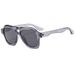 Men's Sunglasses New Trend Ins Personality Large Frame Sunglasses Internet Celebrity Same Style Toad Sunglasses Retro Double Beam Sun_viptrois.com